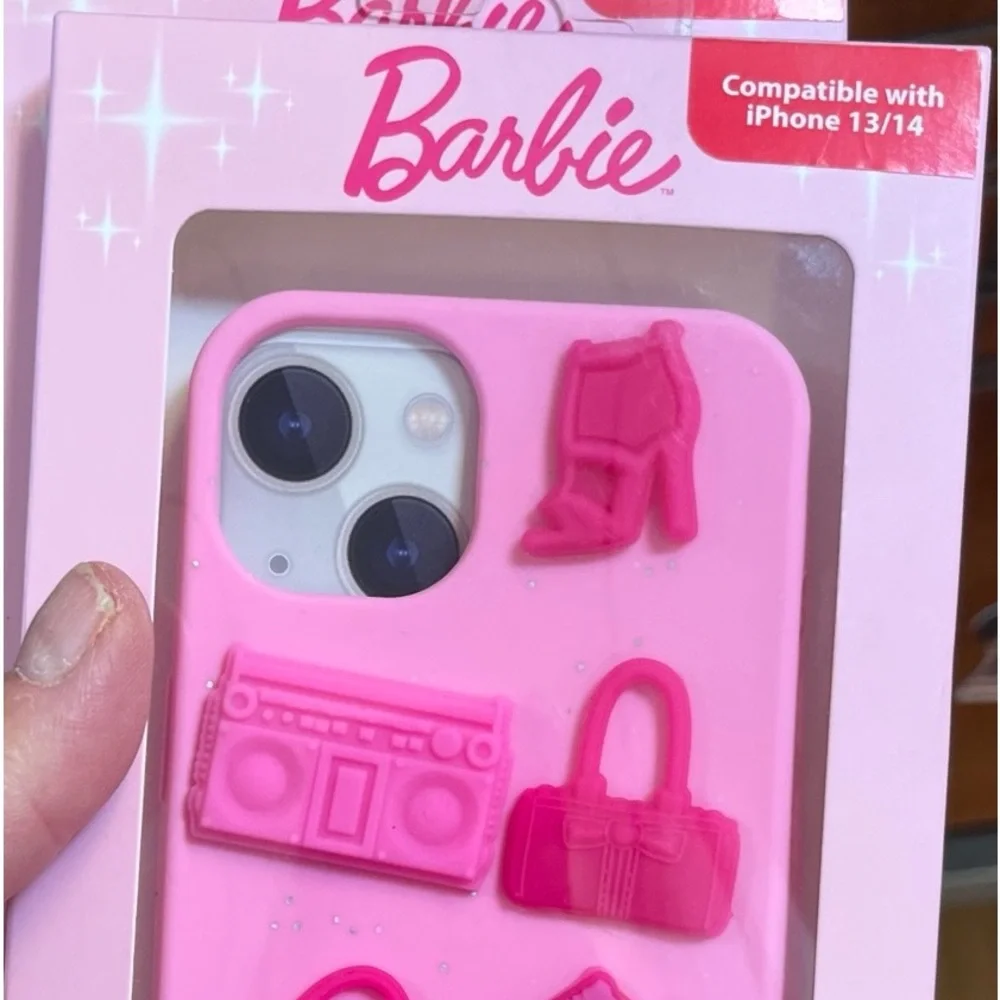 - Barbie Pink Skinny Dip - NEW iPhone 13 14 - 3D Rubber Shockproof Phone C…